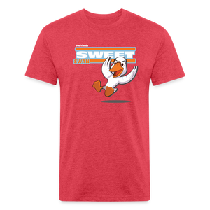 
            
                Load image into Gallery viewer, Sweet Swan Character Comfort Adult Tee - heather red
            
        