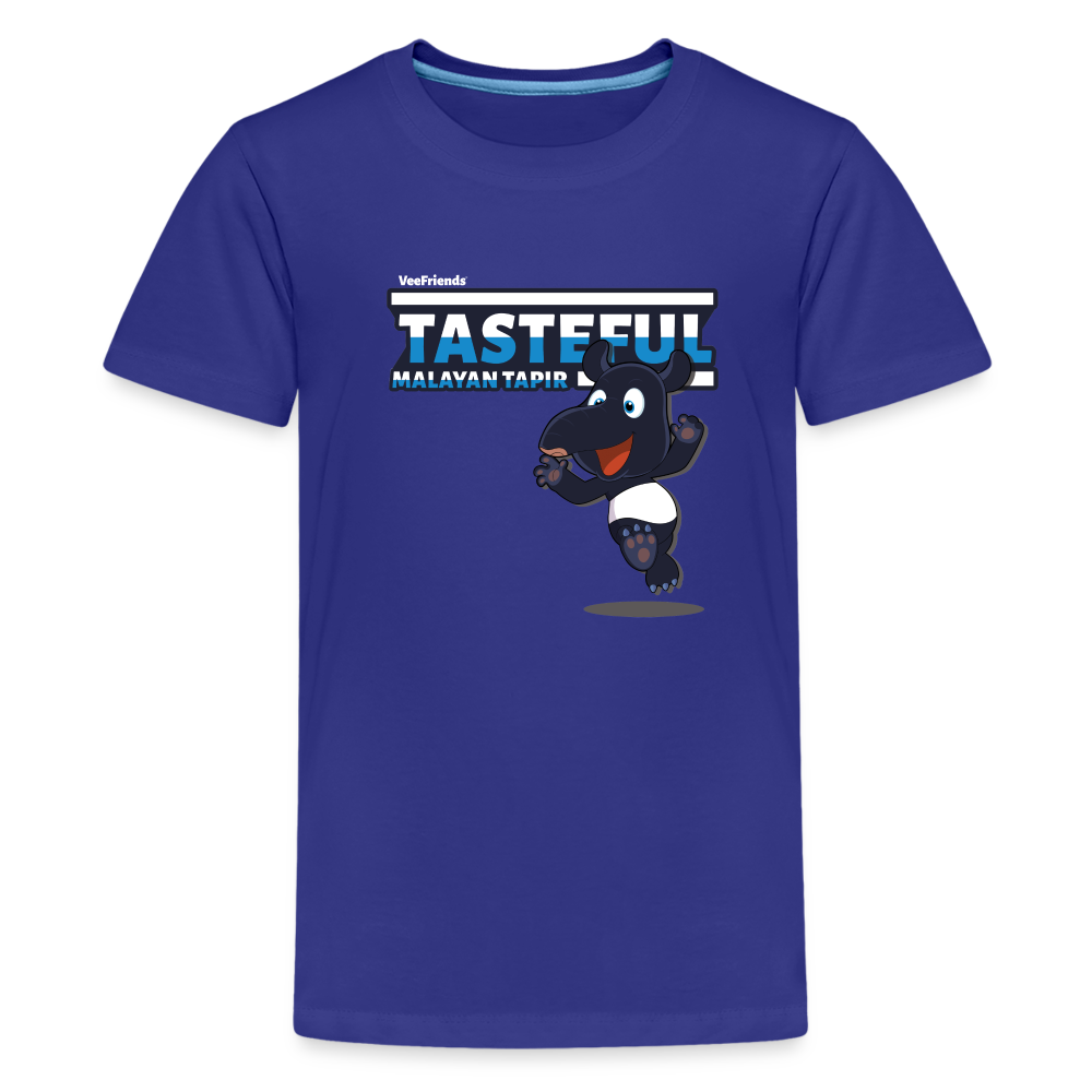 Tasteful Malayan Tapir Character Comfort Kids Tee - royal blue