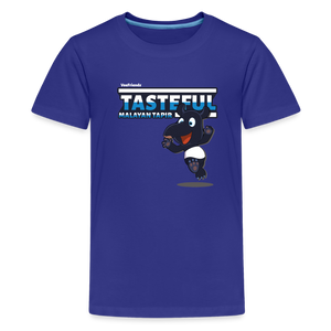 Tasteful Malayan Tapir Character Comfort Kids Tee - royal blue