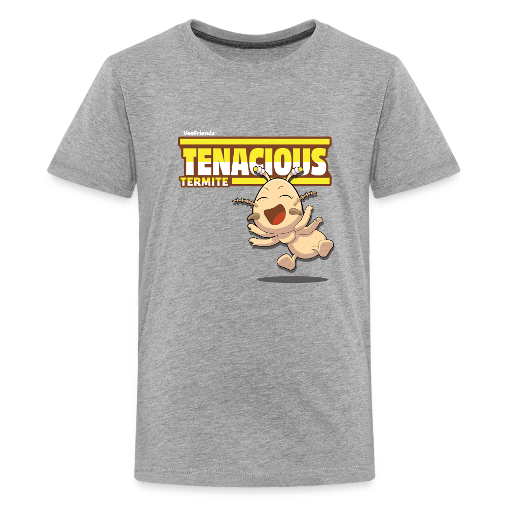 Tenacious Termite Character Comfort Kids Tee - heather gray