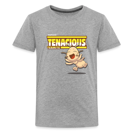 Tenacious Termite Character Comfort Kids Tee - heather gray