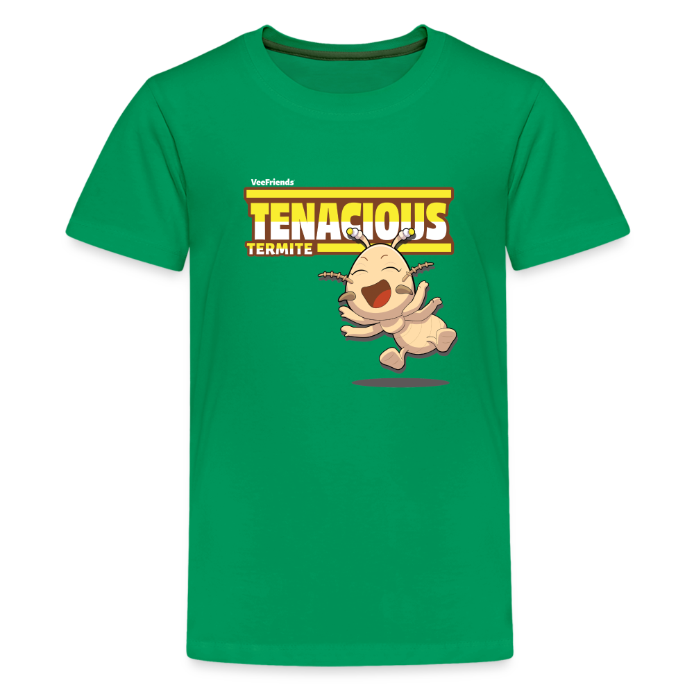 Tenacious Termite Character Comfort Kids Tee - kelly green