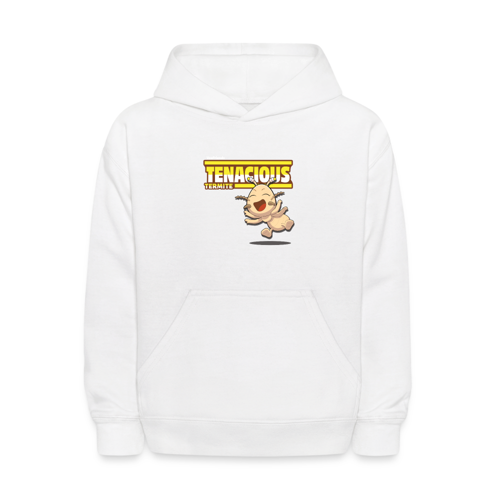 Tenacious Termite Character Comfort Kids Hoodie - white