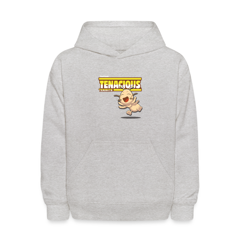 Tenacious Termite Character Comfort Kids Hoodie - heather gray