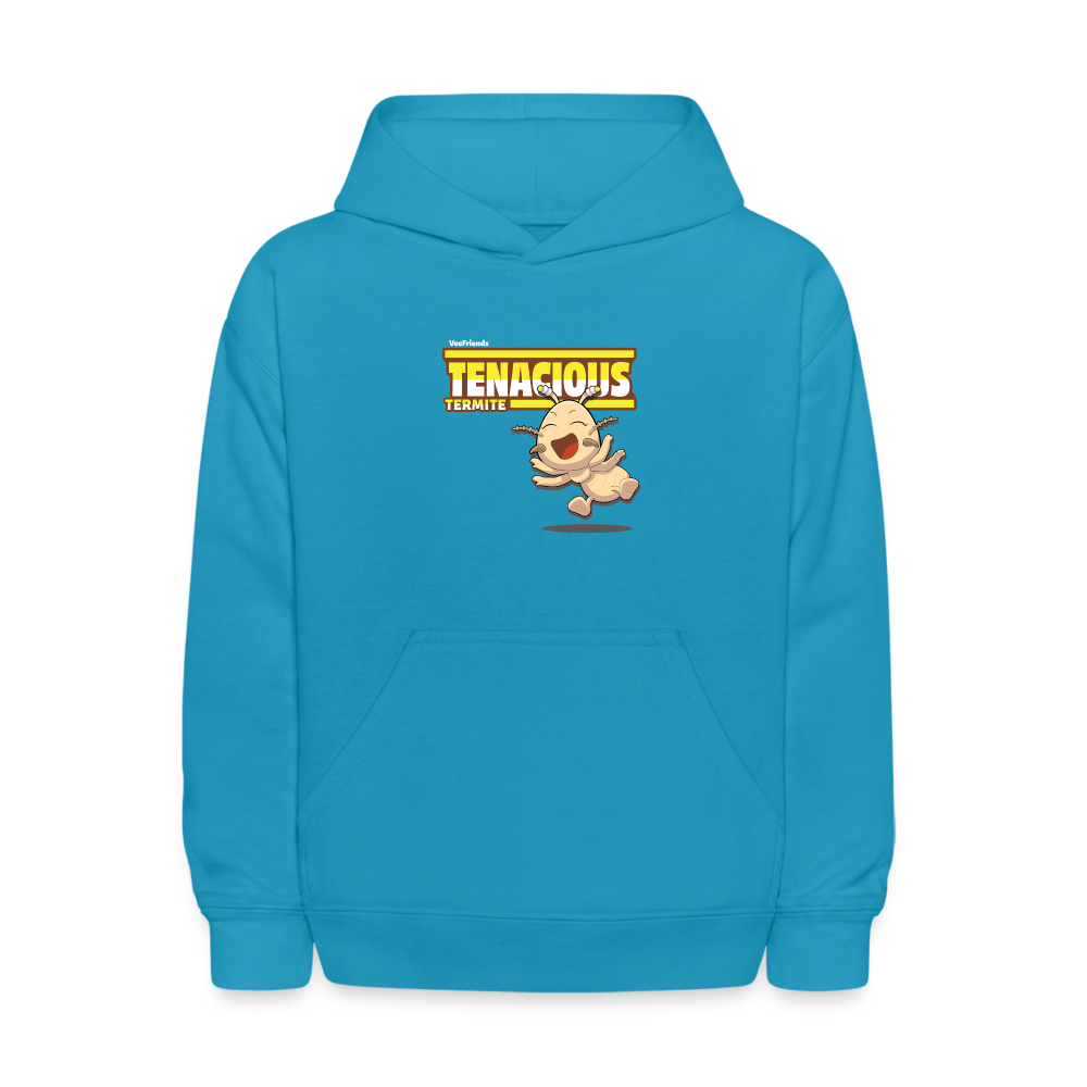 Tenacious Termite Character Comfort Kids Hoodie - turquoise