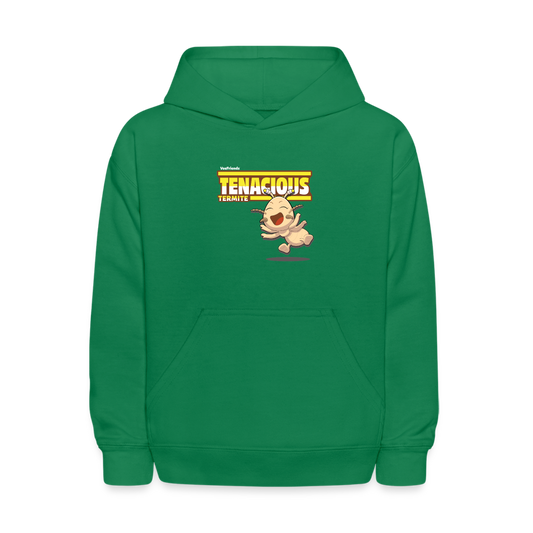 Tenacious Termite Character Comfort Kids Hoodie - kelly green