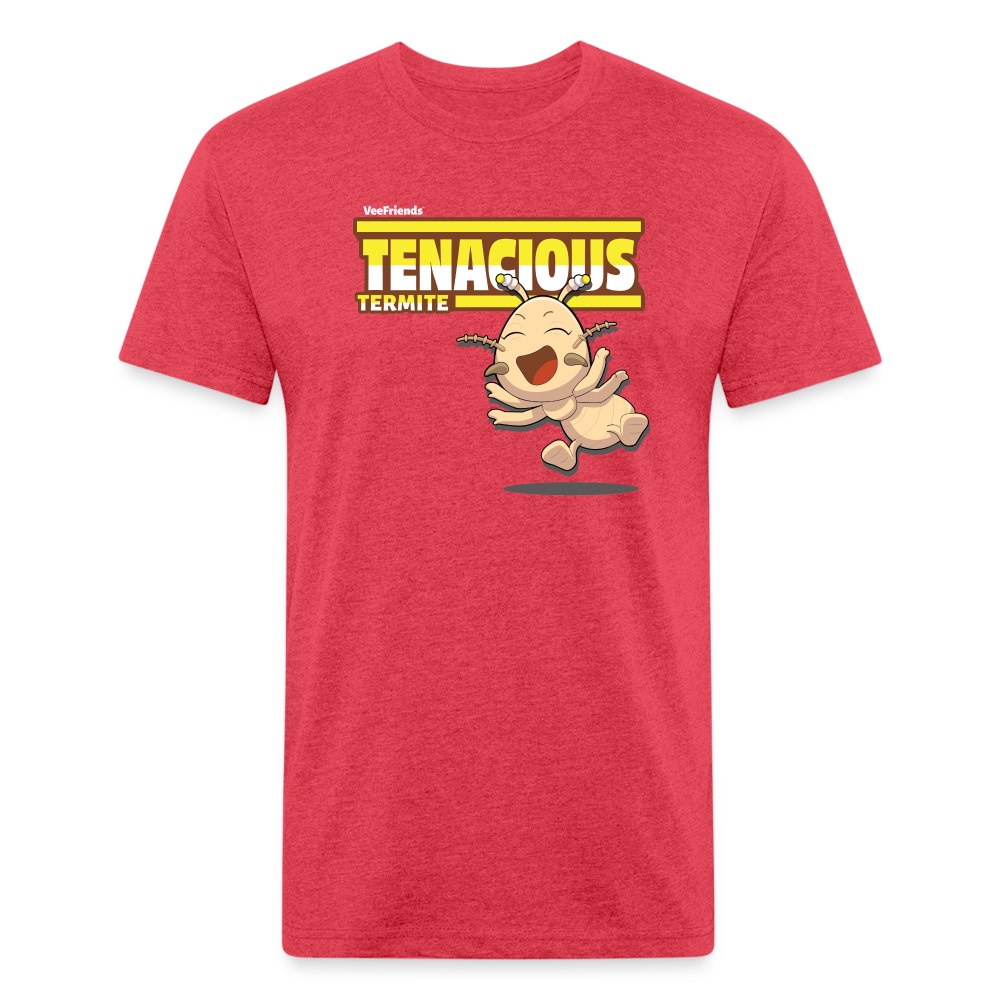 Tenacious Termite Character Comfort Adult Tee - heather red