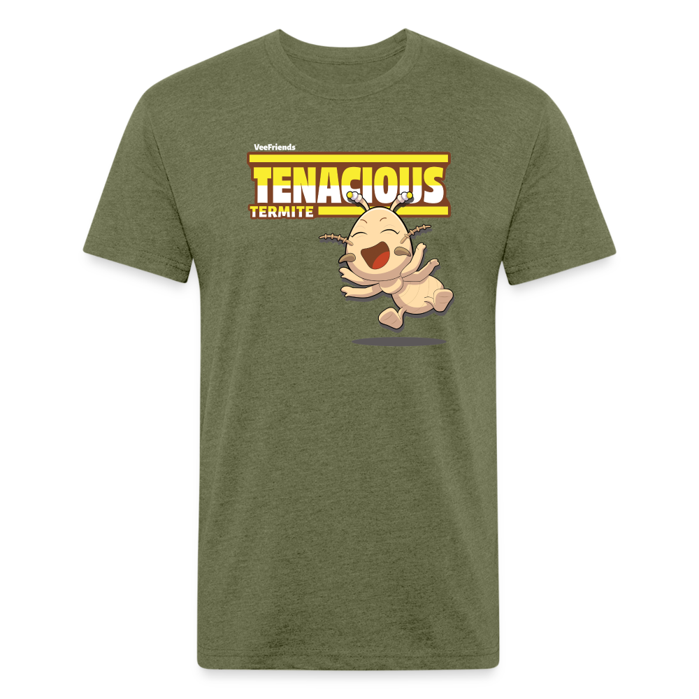 Tenacious Termite Character Comfort Adult Tee - heather military green