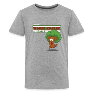 The Oak Monster Character Comfort Kids Tee - heather gray