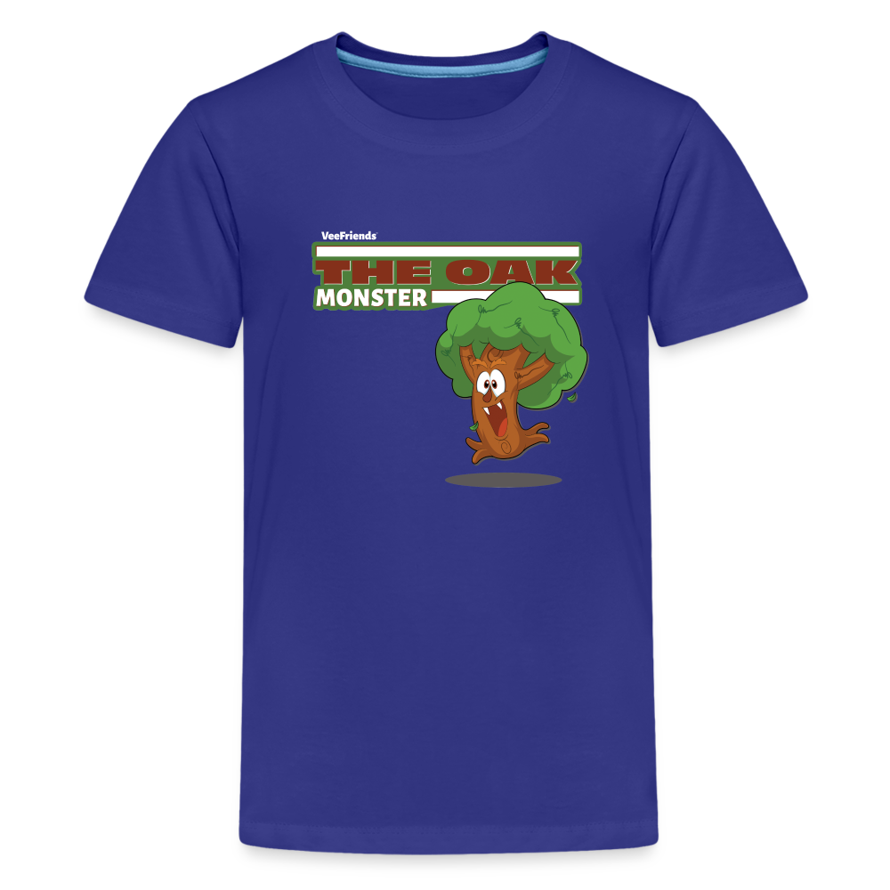 The Oak Monster Character Comfort Kids Tee - royal blue