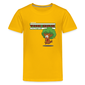 The Oak Monster Character Comfort Kids Tee - sun yellow