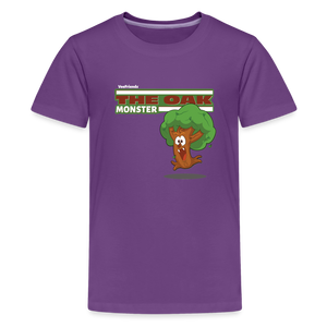 The Oak Monster Character Comfort Kids Tee - purple