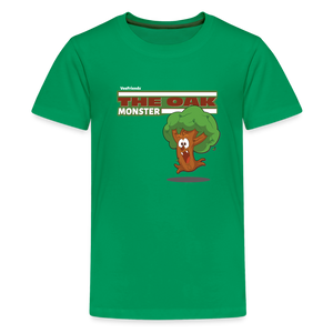 The Oak Monster Character Comfort Kids Tee - kelly green