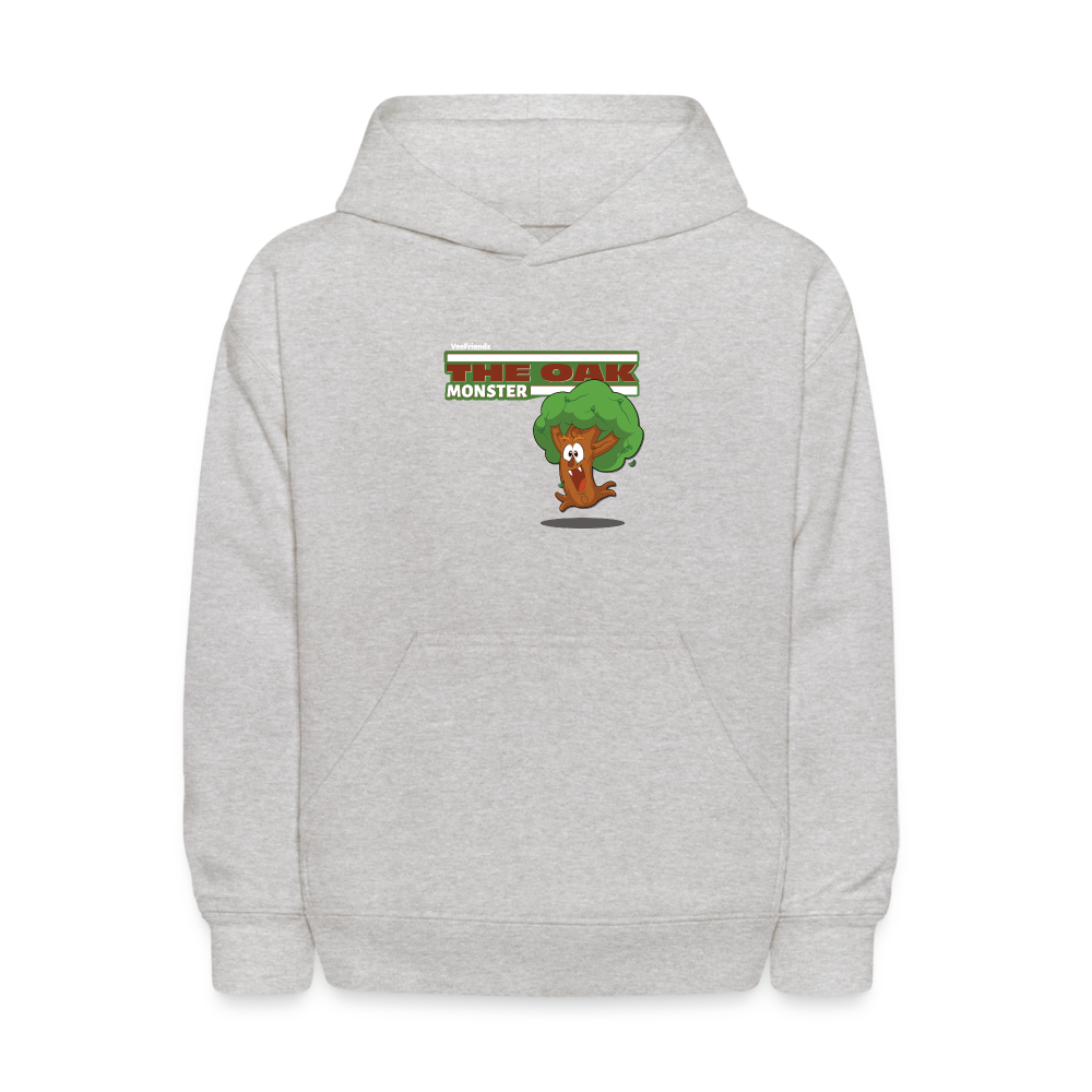 The Oak Monster Character Comfort Kids Hoodie - heather gray