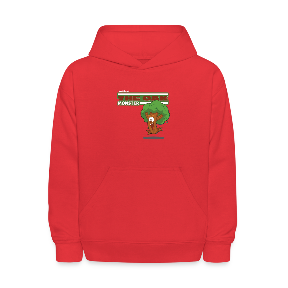 The Oak Monster Character Comfort Kids Hoodie - red