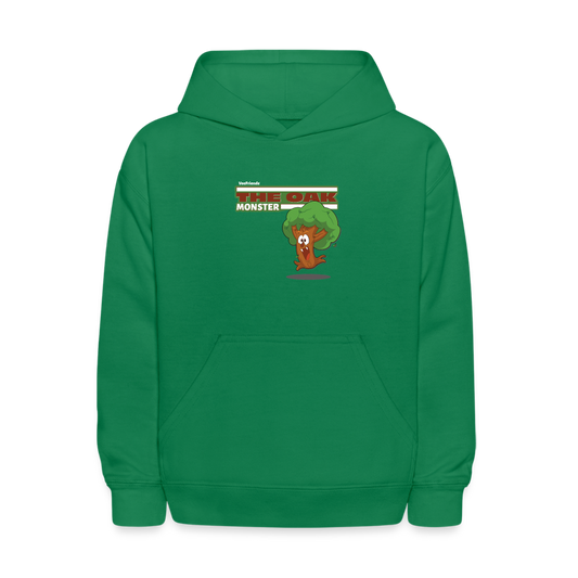 The Oak Monster Character Comfort Kids Hoodie - kelly green