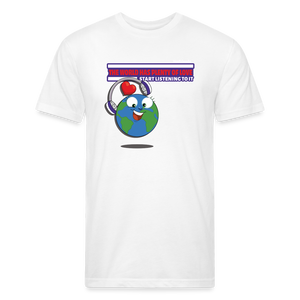 
            
                Load image into Gallery viewer, The World Has Plenty Of Love Start Listening To It Character Comfort Adult Tee - white
            
        
