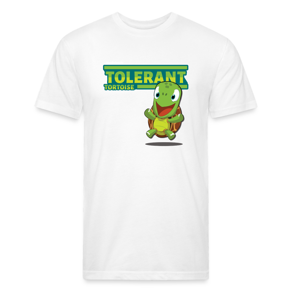 Tolerant Tortoise Character Comfort Adult Tee - white