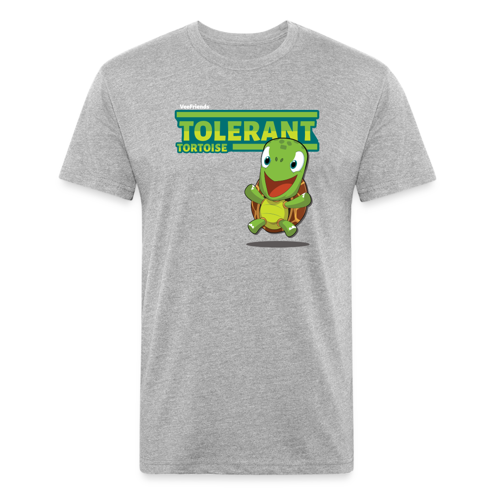 Tolerant Tortoise Character Comfort Adult Tee - heather gray
