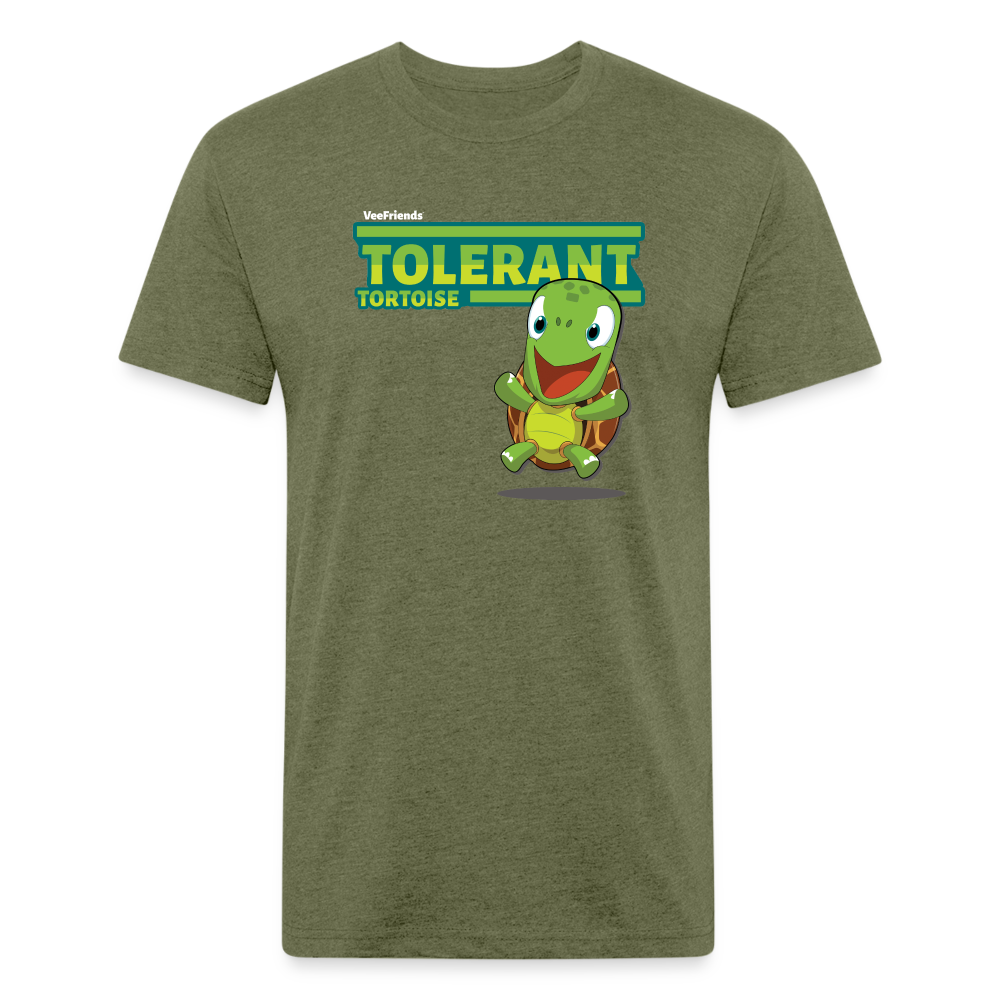 
            
                Load image into Gallery viewer, Tolerant Tortoise Character Comfort Adult Tee - heather military green
            
        