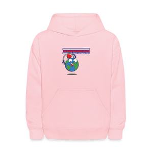 
            
                Load image into Gallery viewer, The World Has Plenty Of Love Start Listening To It Character Comfort Kids Hoodie - pink
            
        