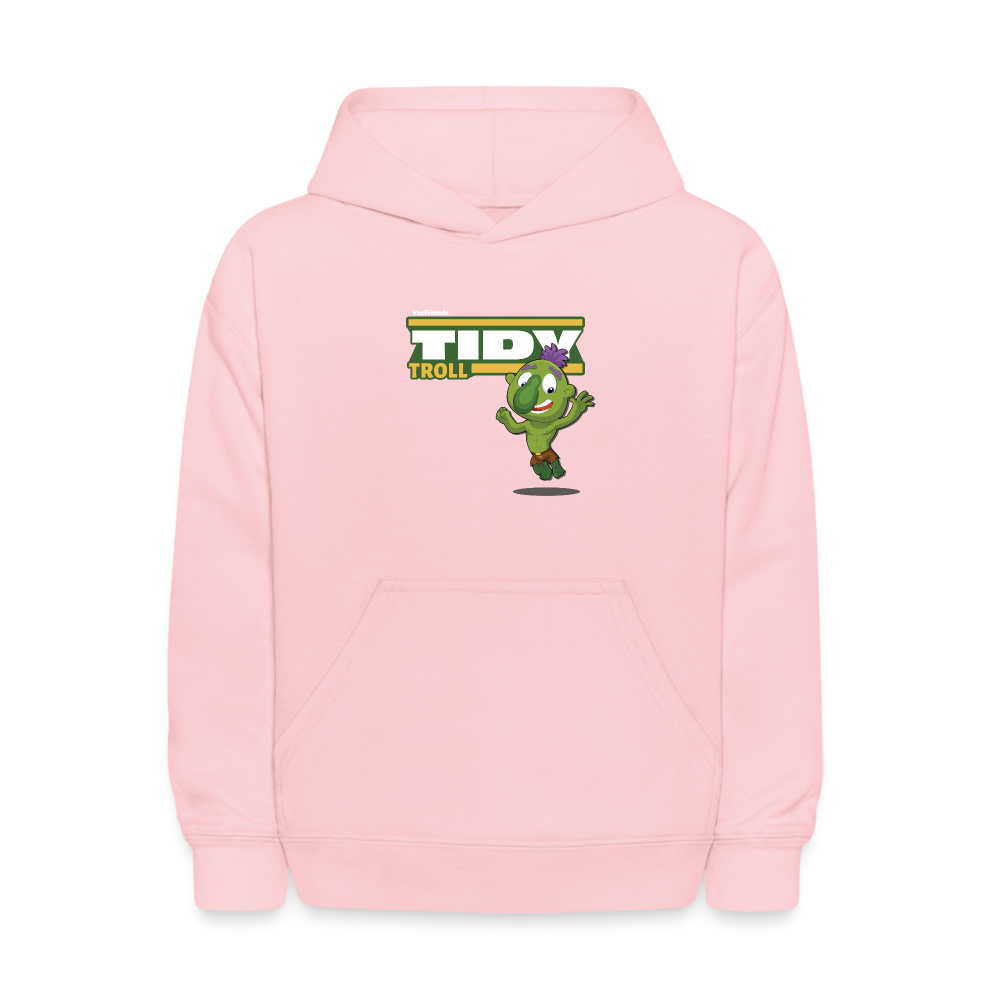 Tidy Troll Character Comfort Kids Hoodie - pink