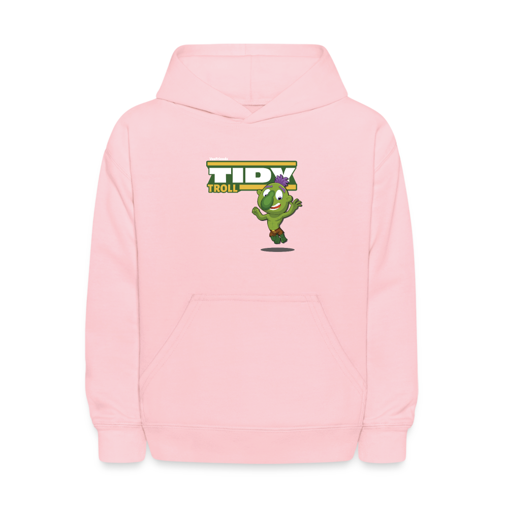 
            
                Load image into Gallery viewer, Tidy Troll Character Comfort Kids Hoodie - pink
            
        