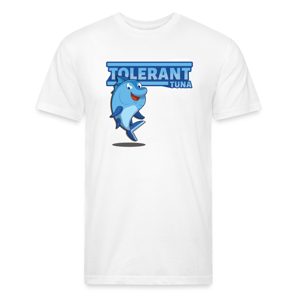 Tolerant Tuna Character Comfort Adult Tee - white