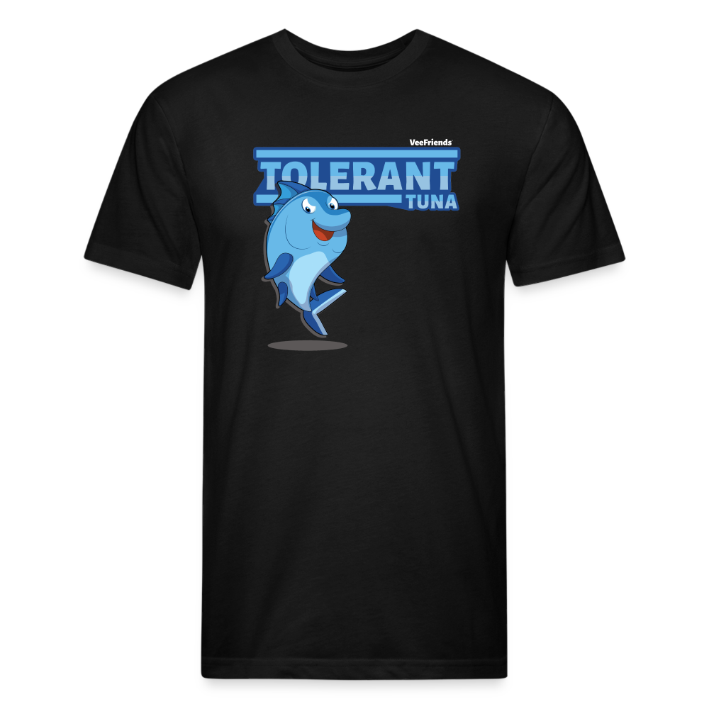 Tolerant Tuna Character Comfort Adult Tee - black