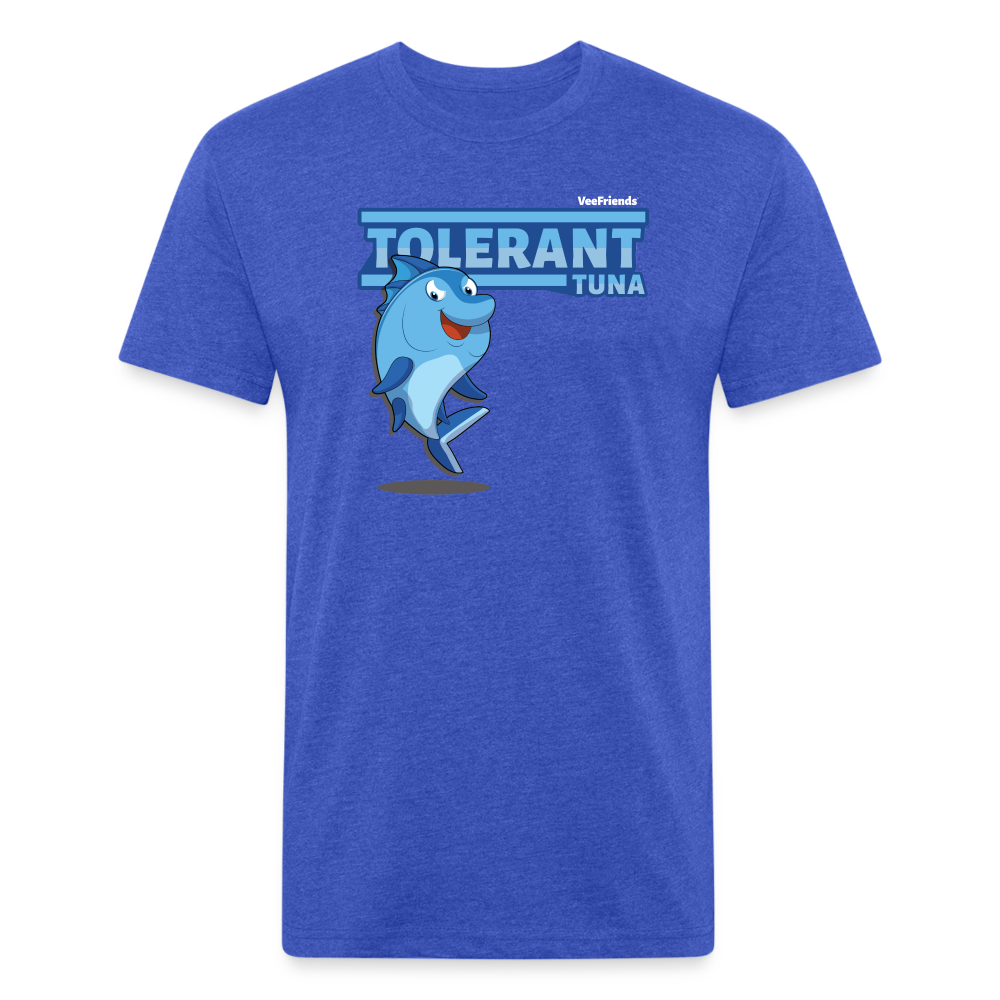 Tolerant Tuna Character Comfort Adult Tee - heather royal