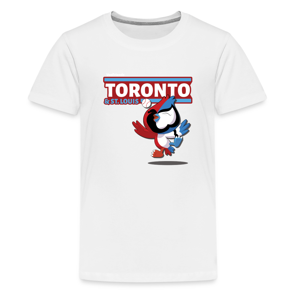 Toronto & St. Louis Character Comfort Kids Tee - white