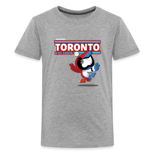 Toronto & St. Louis Character Comfort Kids Tee - heather gray