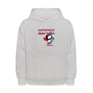 
            
                Load image into Gallery viewer, Toronto &amp;amp; St. Louis Character Comfort Kids Hoodie - heather gray
            
        
