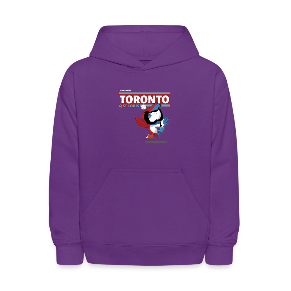 Toronto & St. Louis Character Comfort Kids Hoodie - purple