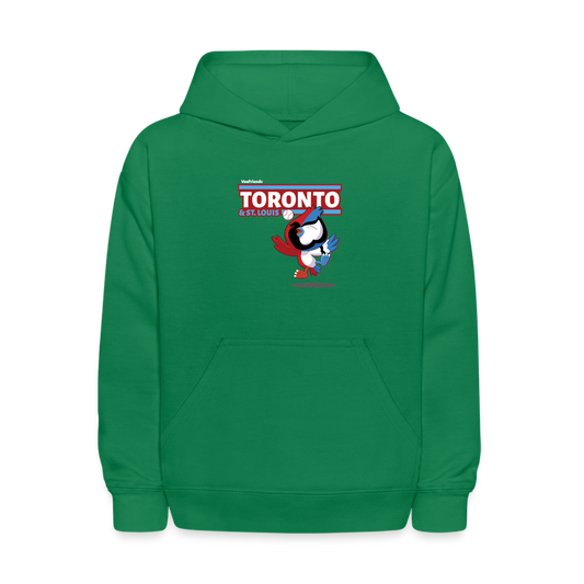 Toronto & St. Louis Character Comfort Kids Hoodie - kelly green