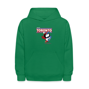 
            
                Load image into Gallery viewer, Toronto &amp;amp; St. Louis Character Comfort Kids Hoodie - kelly green
            
        