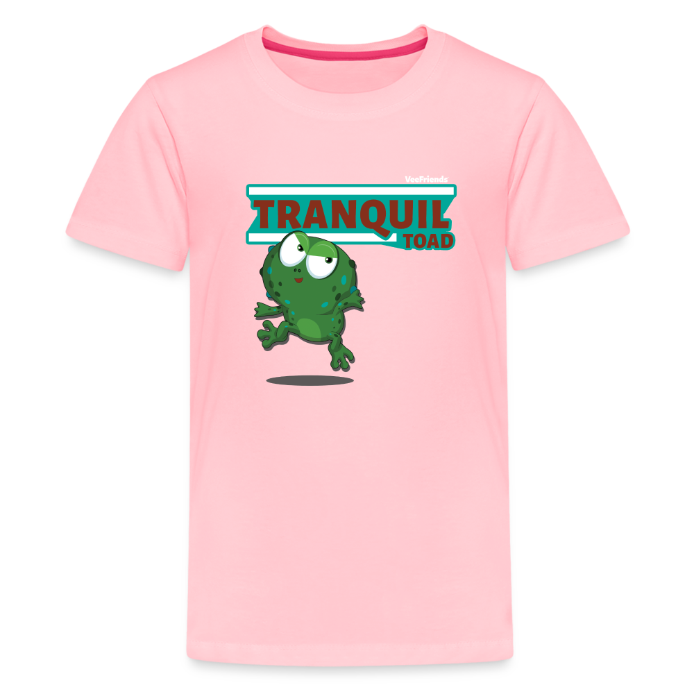 
            
                Load image into Gallery viewer, Tranquil Toad Character Comfort Kids Tee - pink
            
        