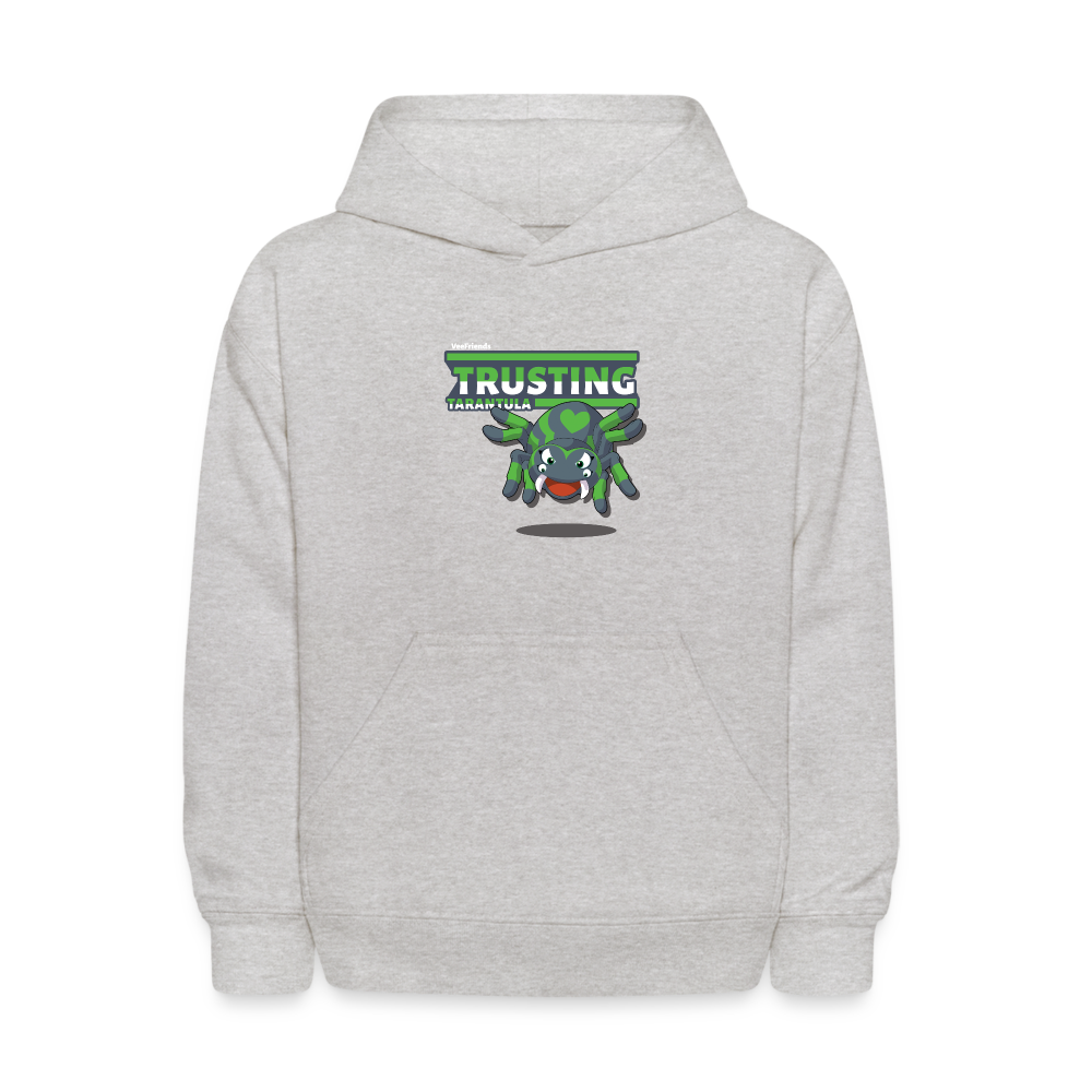 Trusting Tarantula Character Comfort Kids Hoodie - heather gray