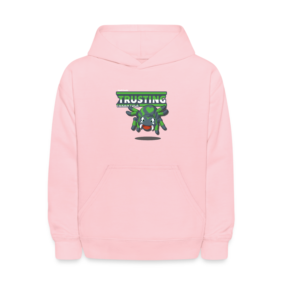 Trusting Tarantula Character Comfort Kids Hoodie - pink