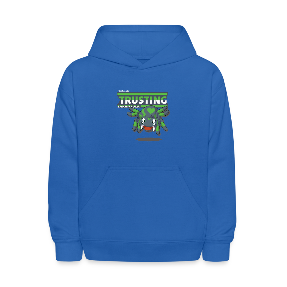 Trusting Tarantula Character Comfort Kids Hoodie - royal blue