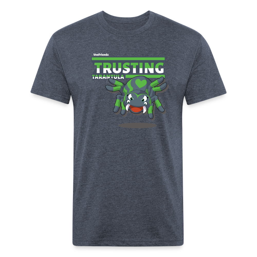 Trusting Tarantula Character Comfort Adult Tee - heather navy