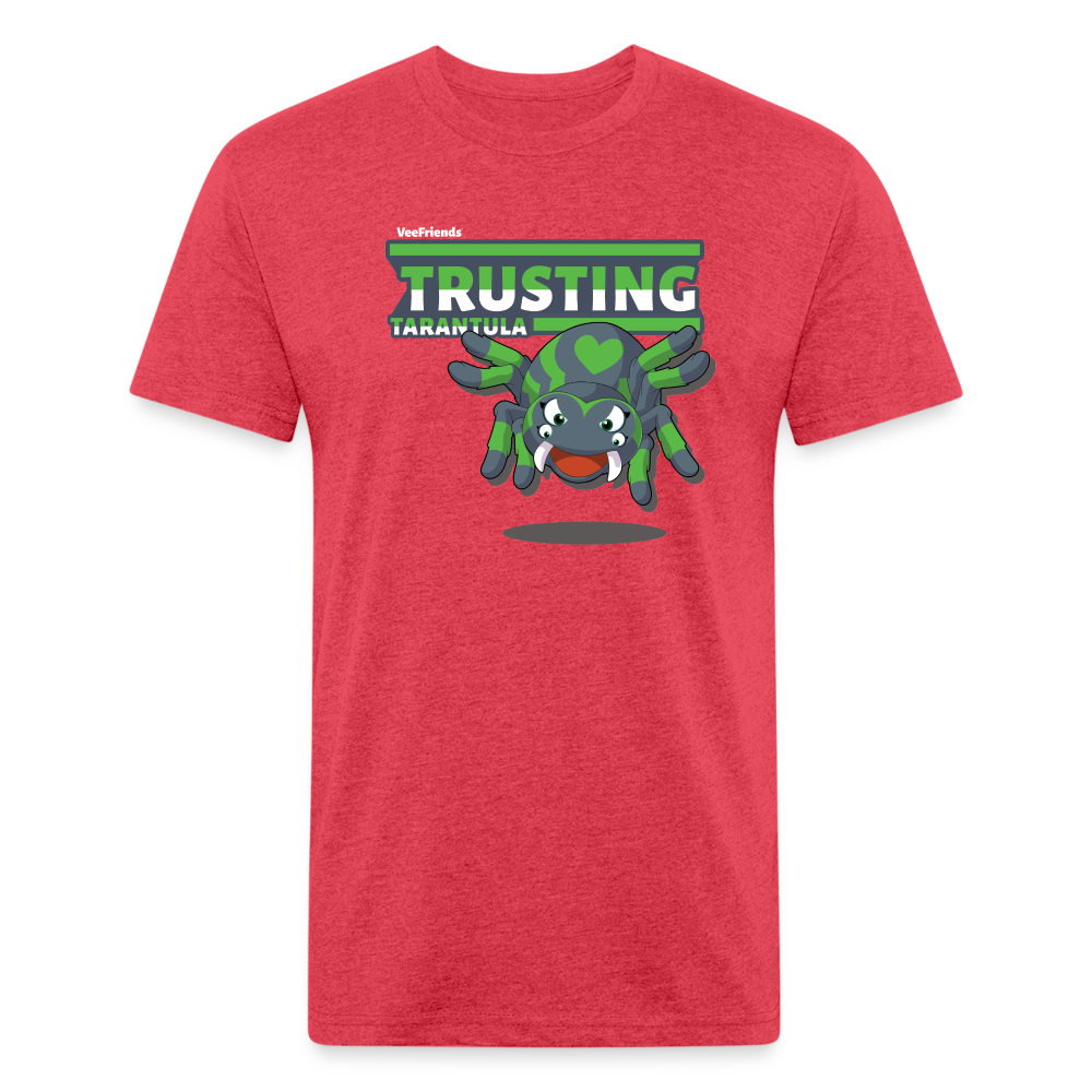 Trusting Tarantula Character Comfort Adult Tee - heather red