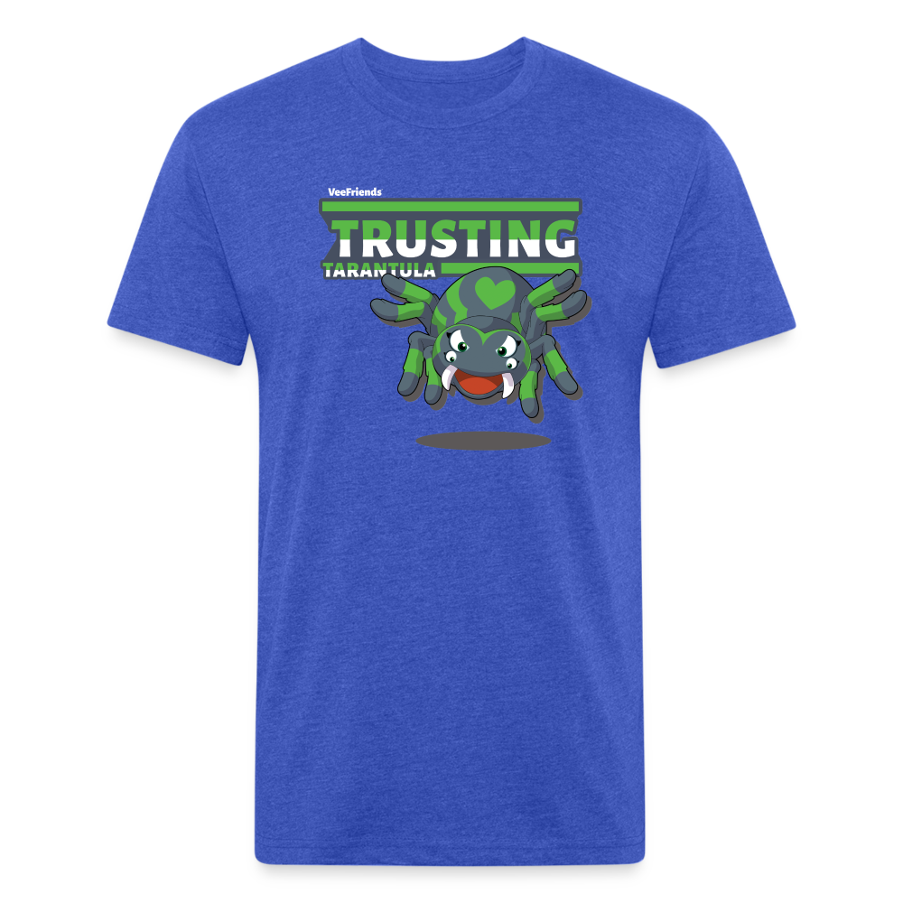 Trusting Tarantula Character Comfort Adult Tee - heather royal