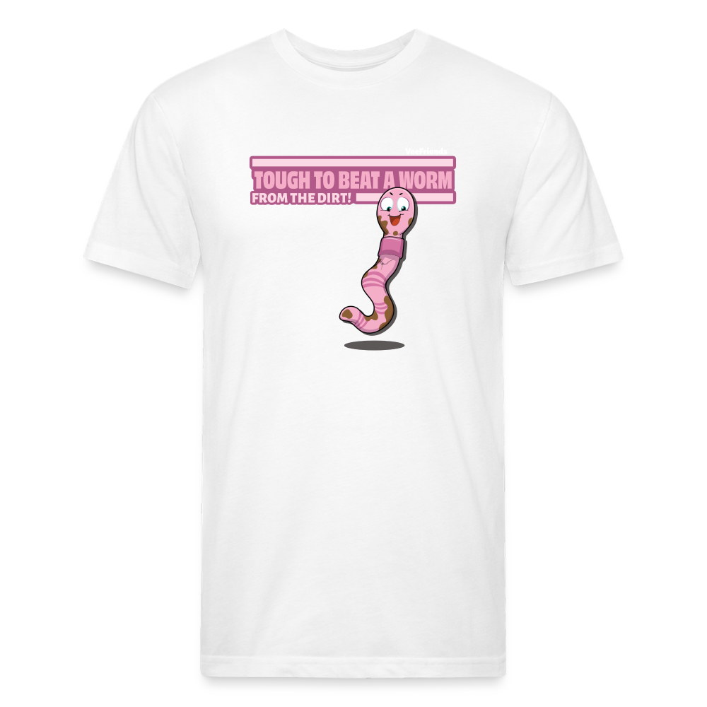 Tough To Beat A Worm From The Dirt! Character Comfort Adult Tee - white