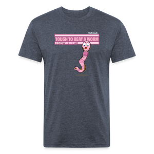 Tough To Beat A Worm From The Dirt! Character Comfort Adult Tee - heather navy