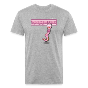 Tough To Beat A Worm From The Dirt! Character Comfort Adult Tee - heather gray