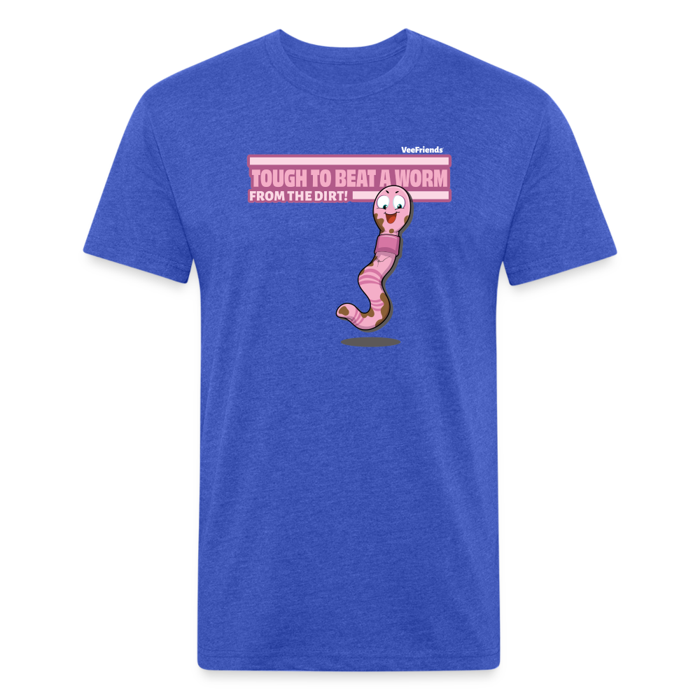 Tough To Beat A Worm From The Dirt! Character Comfort Adult Tee - heather royal