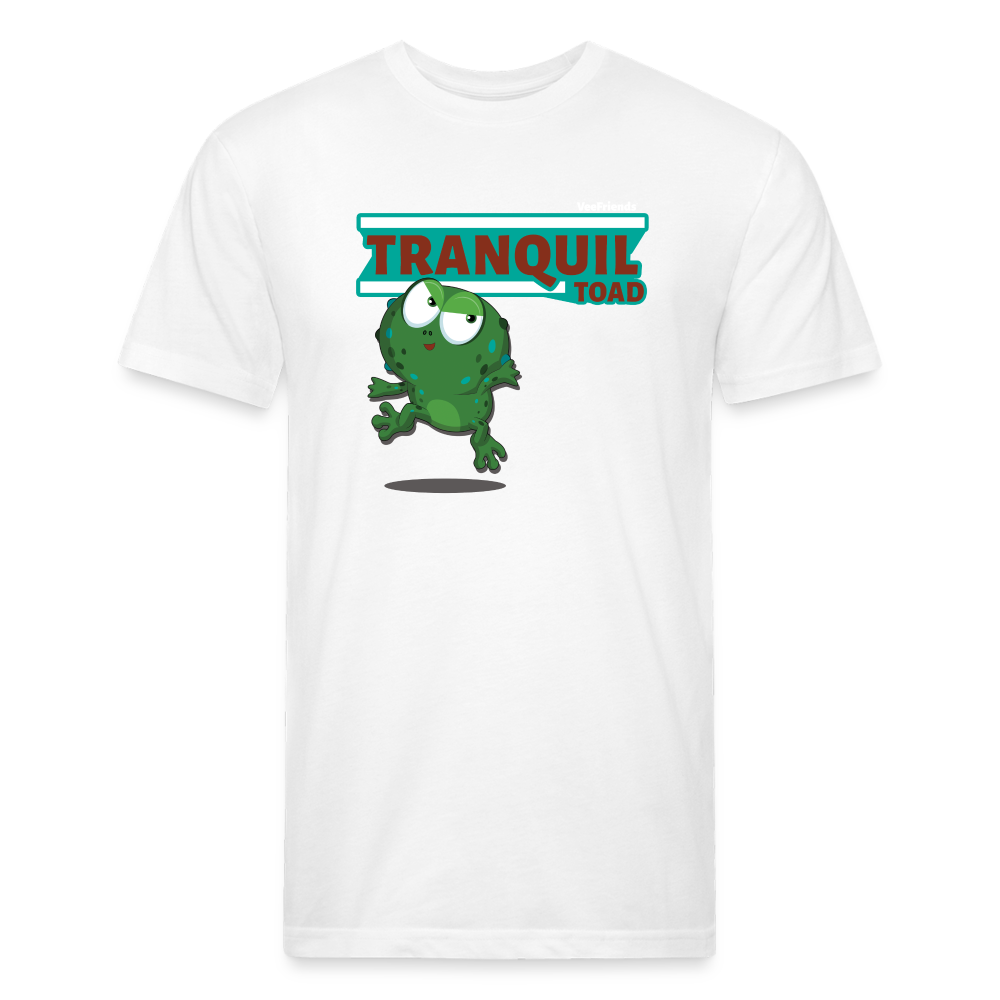 Tranquil Toad Character Comfort Adult Tee - white