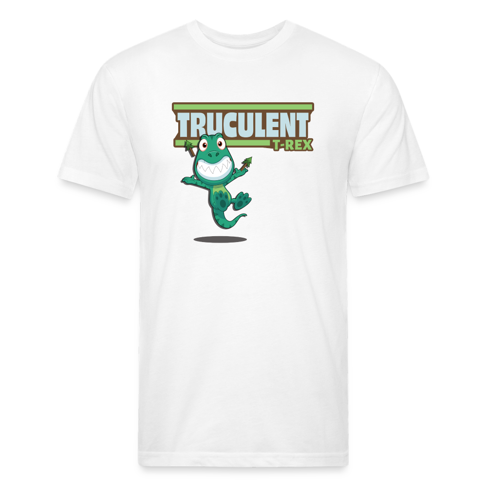 Truculent T-Rex Character Comfort Adult Tee - white