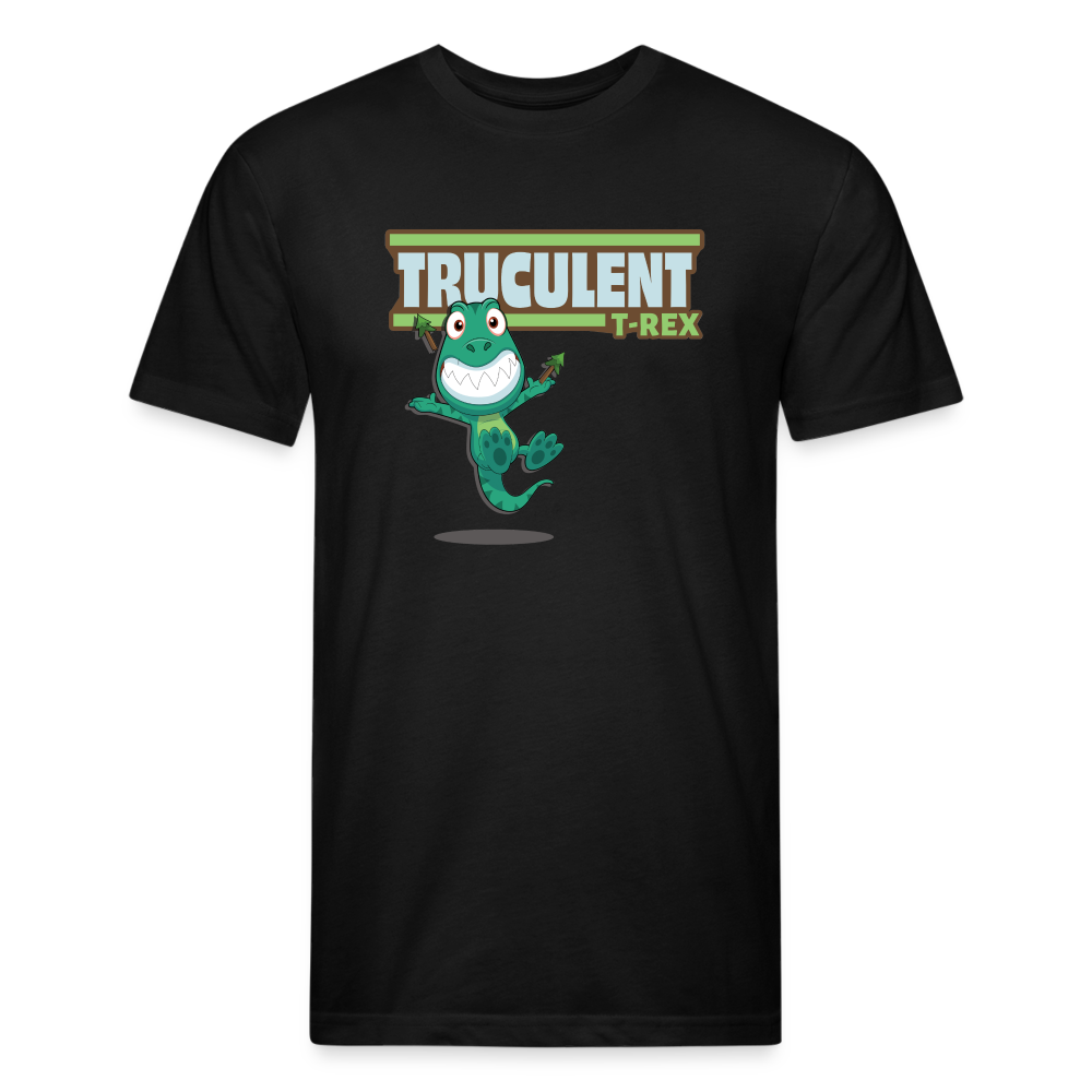 Truculent T-Rex Character Comfort Adult Tee - black